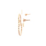 Earrings 2 circles goldplated Earrings 2 circles goldplated