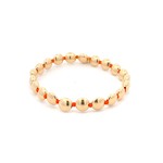 Basic flat 7mm orange gold coloured