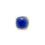 Ring stone blue goldplated Ring stone blue goldplated