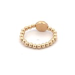 Ring lucky coin small gold coloured