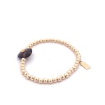 Heart stone brown gold coloured Heart stone brown gold coloured