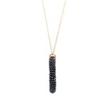 Necklace lucky sun black goldplated Necklace lucky sun black goldplated
