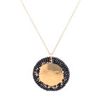 Necklace lucky sun black goldplated Necklace lucky sun black goldplated
