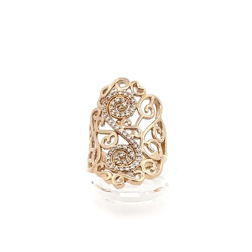 Ring royal cc goldplated