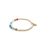 Rainbow mix gold coloured Rainbow mix gold coloured
