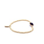 Heart small purple gold coloured Heart small purple gold coloured