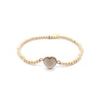 Heart small brown gold coloured Heart small brown gold coloured
