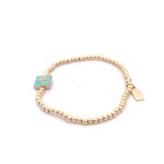 Square bee sea green gold coloured Square bee sea green gold coloured