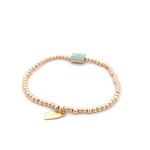 Square bee sea green gold coloured Square bee sea green gold coloured