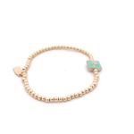 Square bee sea green gold coloured Square bee sea green gold coloured