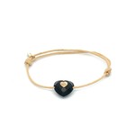 Rope heart black Rope heart black