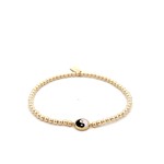 Yin yang small gold coloured Yin yang small gold coloured