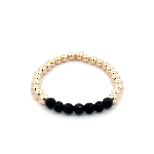 Chance 6mm black gold coloured