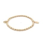 Basic oval small heart gold coloured