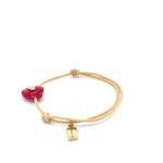 Rope heart fuchsia Rope heart fuchsia