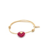 Rope heart fuchsia Rope heart fuchsia