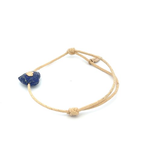 Rope heart blue