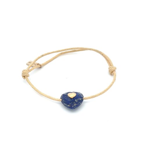 Rope heart blue