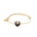 Rope heart brown