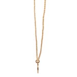 Necklace letter round gold coloured Necklace letter round gold coloured