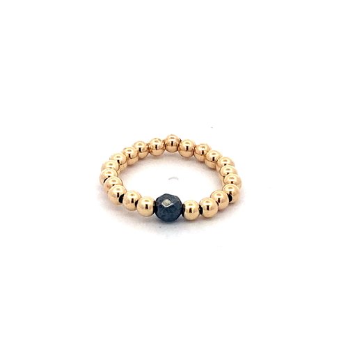 Ring grey gold coloured