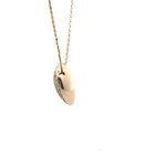 Necklace heart big cc goldplated