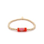 Bus love heart orange pink gold coloured Bus love heart orange pink gold coloured