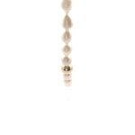 Necklace pearl big 10mm gold coloured