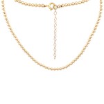 Necklace basic 3mm gold coloured