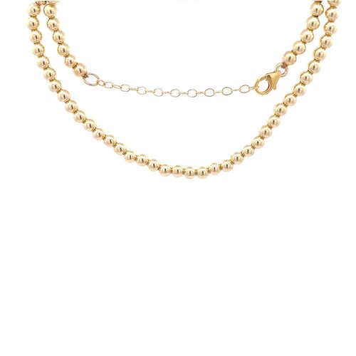Necklace basic 4mm gold coloured