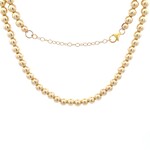 Necklace basic 5mm gold coloured