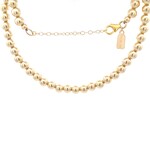 Necklace basic 6mm gold coloured