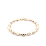 Basic flat 7mm gold coloured - silver