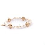 Basic flat four 10mm pearl gold coloured Basic flat four 10mm pearl gold coloured