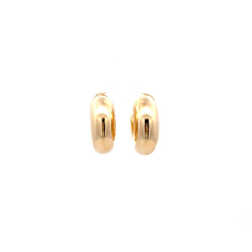 Earrings hoops small gold coloured