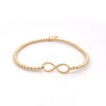 Infinity plain gold coloured Infinity plain gold coloured