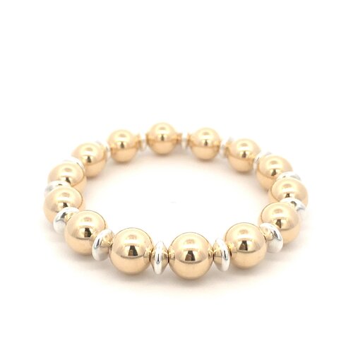 Basic mix wheel 10mm gold coloured - silver