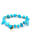 Mix funky turquoise gold coloured