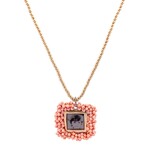 Photo charm frame peach goldplated Photo charm frame peach goldplated