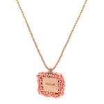 Photo charm frame peach goldplated Photo charm frame peach goldplated