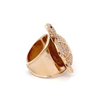 Ring turtle cc goldplated