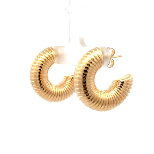 Earrings hoops monaco goldplated