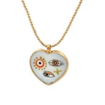 Charm wonder heart symbols goldplated