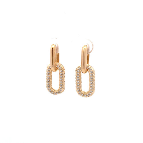 Earrings link goldplated
