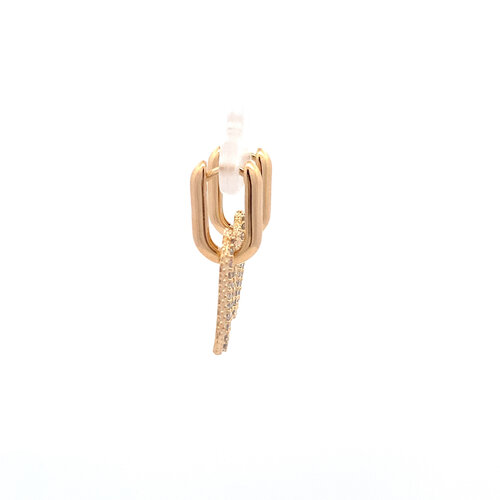 Earrings link goldplated