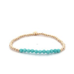 Chance turquoise gold coloured