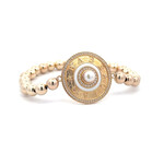 Ciao babe white pearl gold coloured