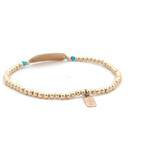 Bar classic mama turquoise gold coloured