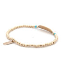 Bar classic mama turquoise gold coloured