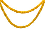 Necklace happy yellow plain